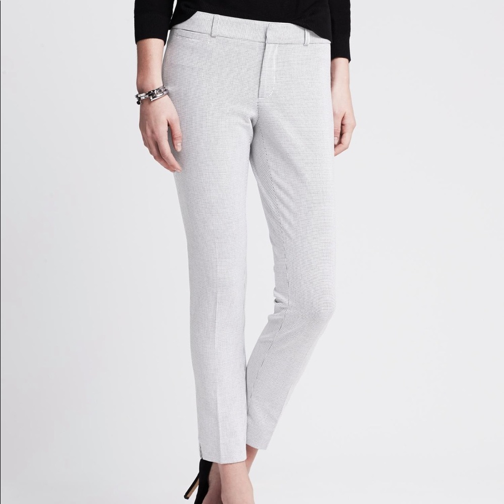 Banana Republic Sloan-Fit Dot Ankle Pants